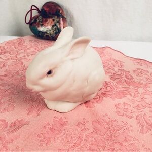 Adorable Cybis Cream Porcelain Rabbit Figurine